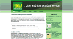 Desktop Screenshot of feedlab.sk